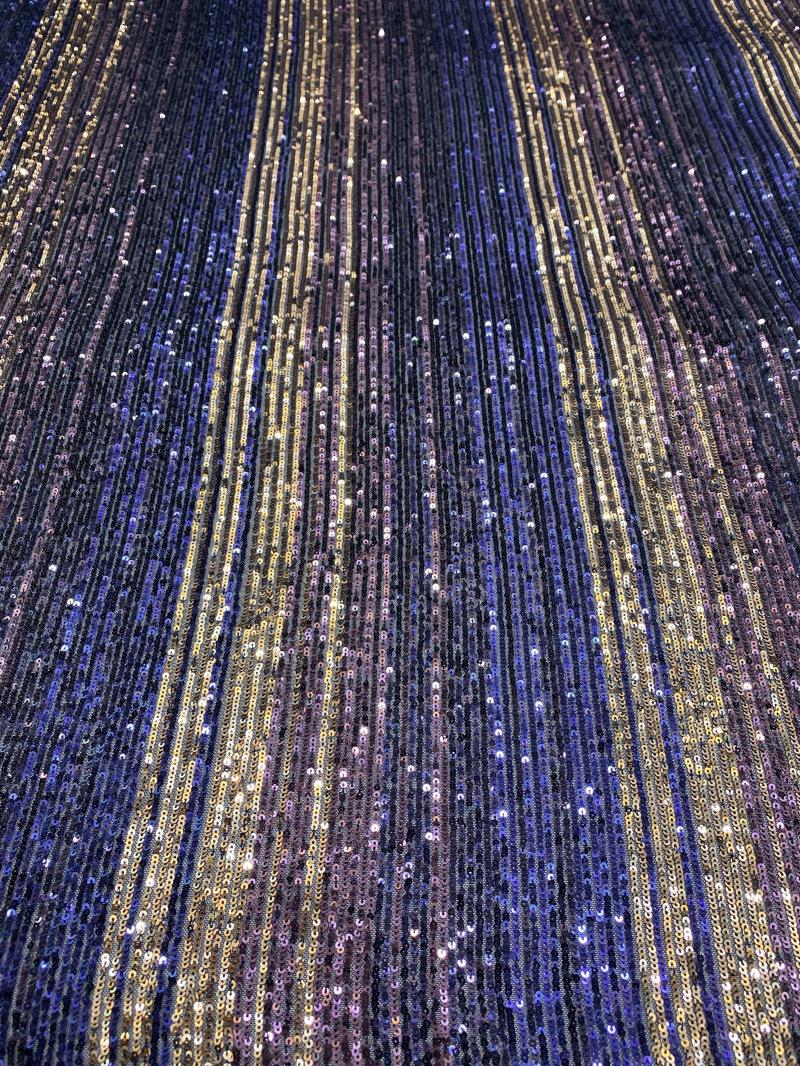 3D Pleated Sequin Fabric: 3mm Elastic Embroidery, DIY Sewing, Costume, Wedding - Poppylollipop