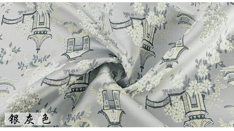 Qingming Festival Brocade Fabric: 59"W Chinese Painting Pattern