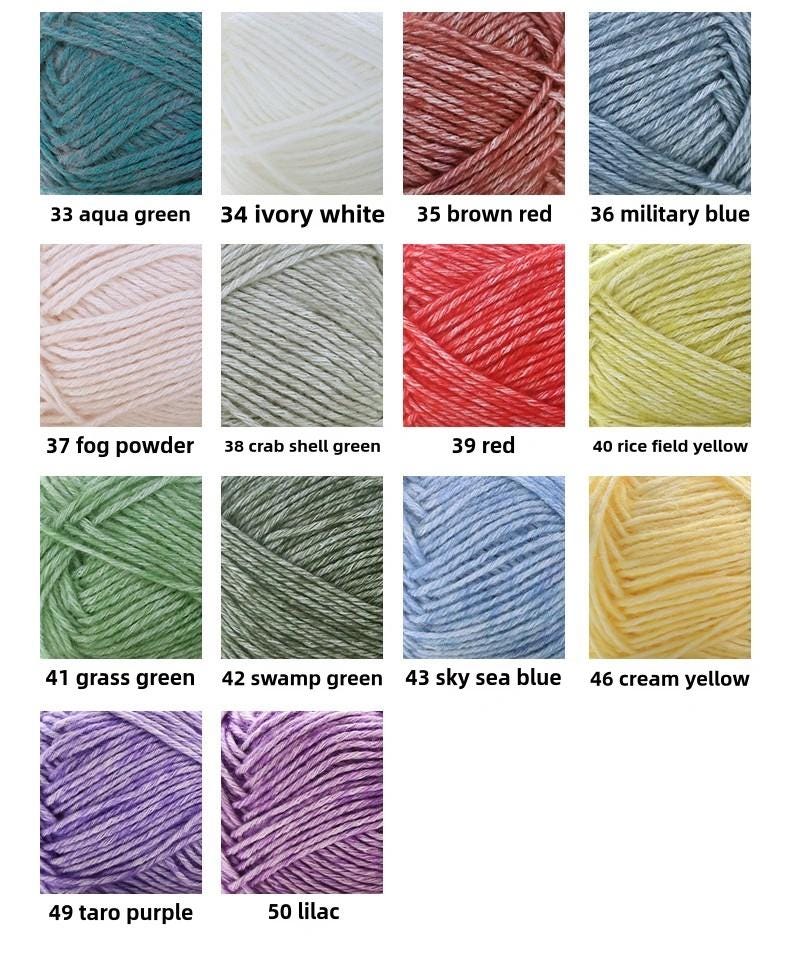 Spray Yarn: Cotton Acrylic Blend for Knitting & Crochet - 50g Ball
