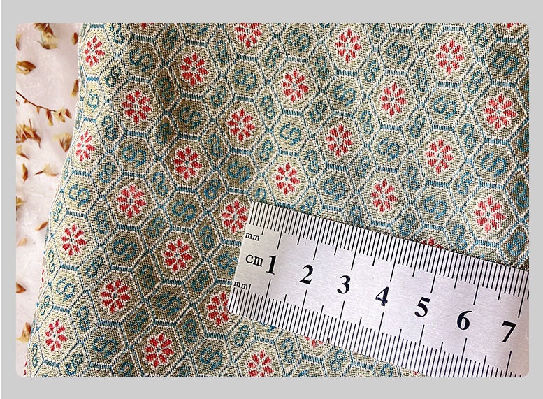 Tissu brocart de soie : Matériel de couture d'inspiration chinoise