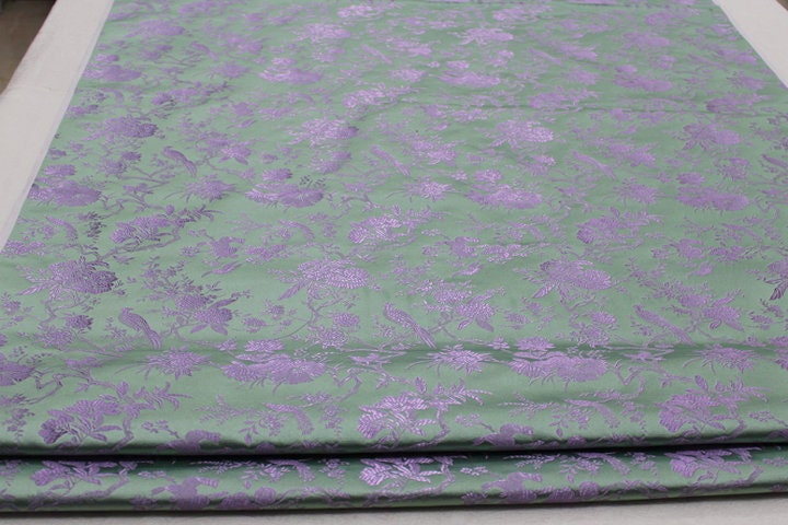 Wild Bird Brocade Fabric: Chinese Qipao Cheongsam Material