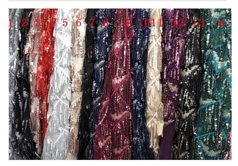 Tissu en gaze à paillettes : Matière scintillante pour robes, costumes et créations DIY
