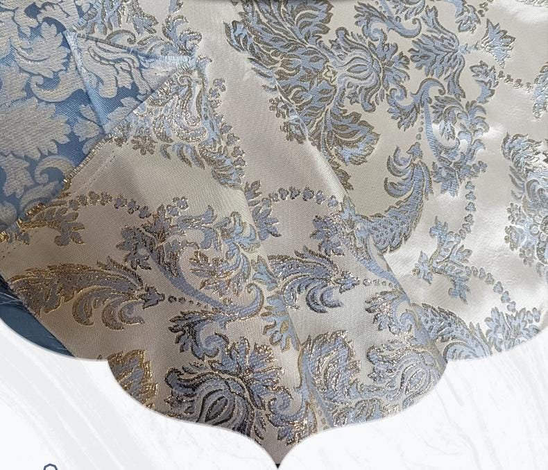 Palace Style Brocade Jacquard Fabric: 59"W Damask Material