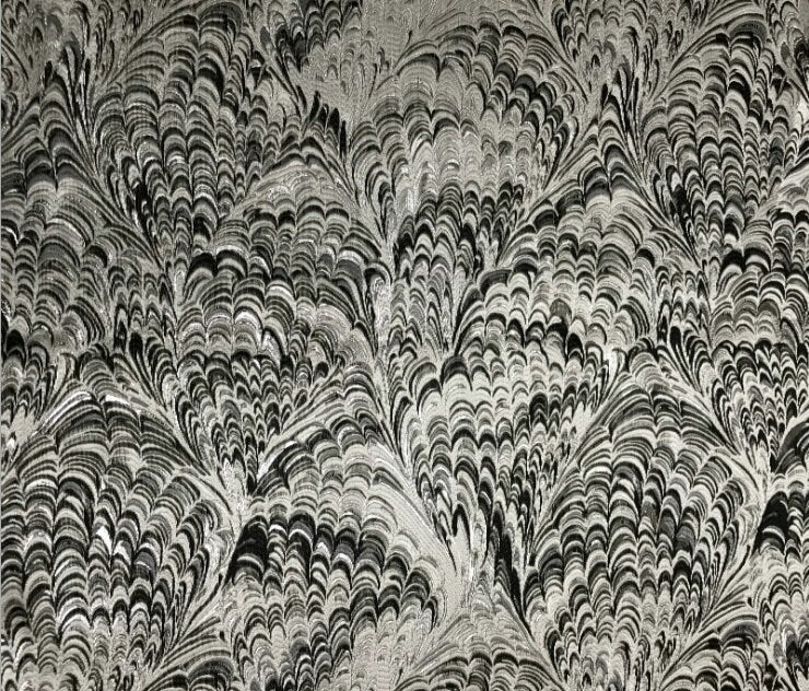 Metallic Damask Satin Fabric: 3D Texture Jacquard, 57"W Dress Curtain