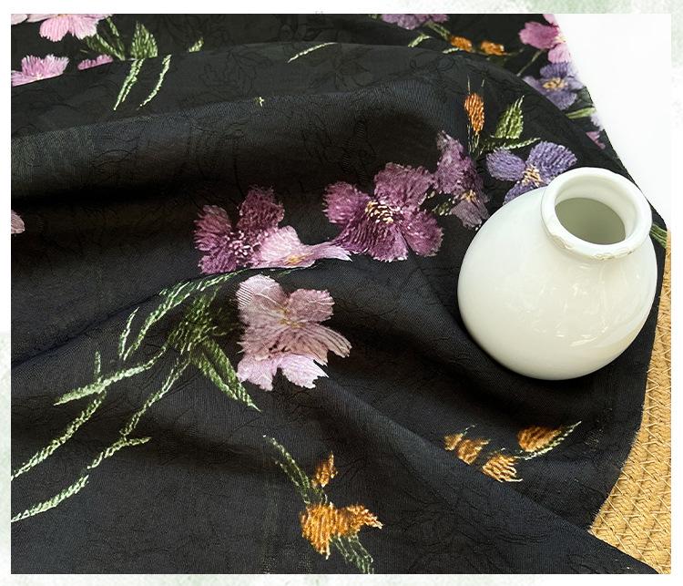 Tencel Jacquard Fabric - Premium Sustainable Textile for Sewing, Crafting, and DIY Projects | Eco-Friendly Luxury Fabric, 59" Wide