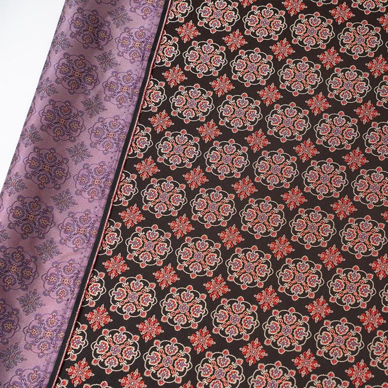 Jacquard Tibetan Brocade Fabric: High-Density Hanfu Vest Material