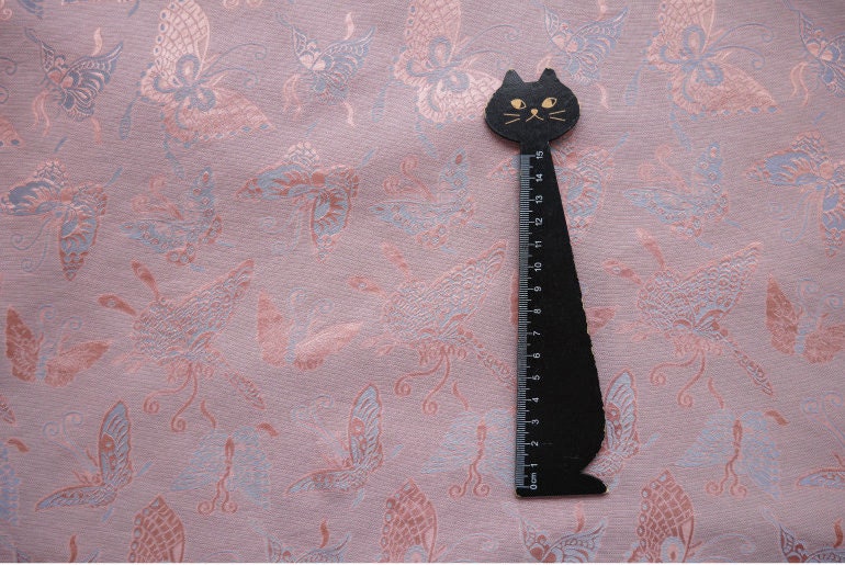 Butterfly Jacquard Rayon Fabric: Tea Silk Satin (By The Meter)