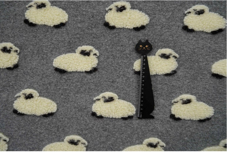 Grey Lamb Velvet Fabric: Plush Polyester Upholstery, 63" Wide - By The Yard