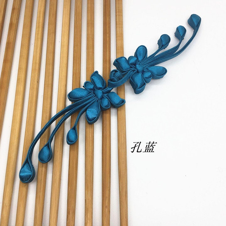 Large Elegant Sewing Fasteners Phoenix tail knotting decorative knots Cheongsam Frogging Button