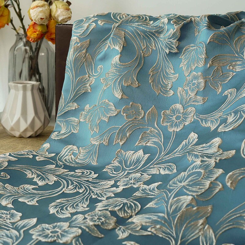 Palace Style Brocade Jacquard Fabric: 56"W Damask Upholstery