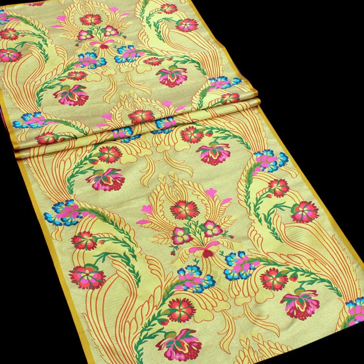 Exotic Dragon Brocade Fabric: Tibetan Thangka Pattern, Costume Sewing Fabric