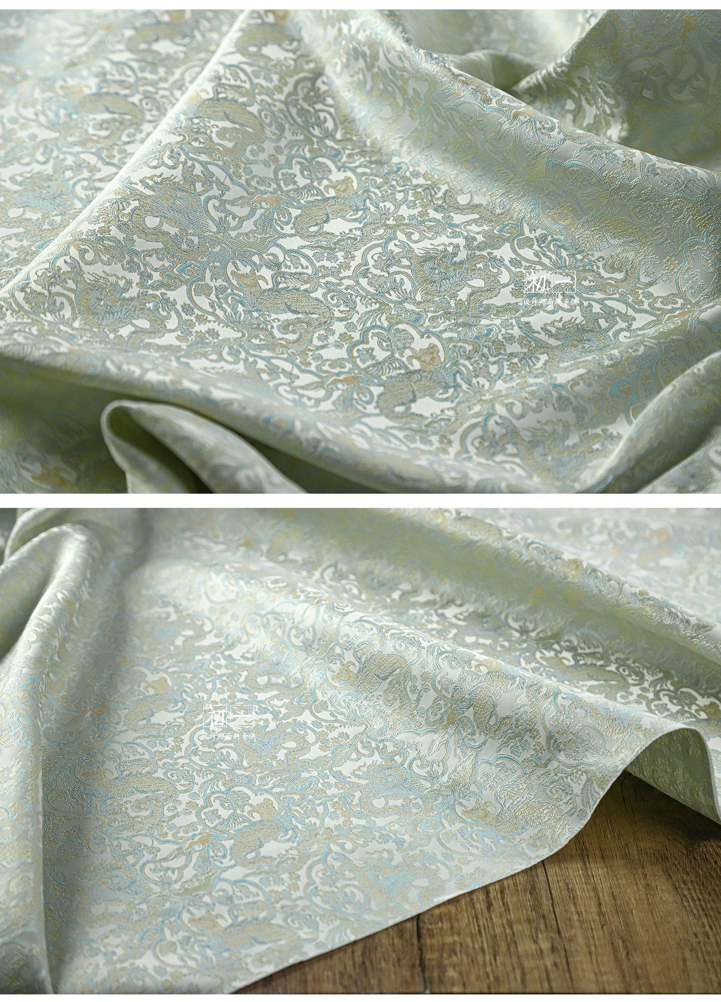 Dragon Jacquard Fabric: 58"W Polyester Designer Fabric