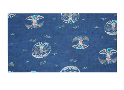 Dunhuang Frescoes Linen Fabric: Asian Chinese Style Upholstery, Sewing, Scarf