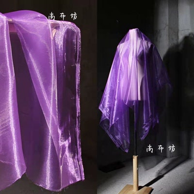 Crystal Yarn Organza Fabric: Water Light Mesh, Wedding Dress, Hanfu, Doll Making