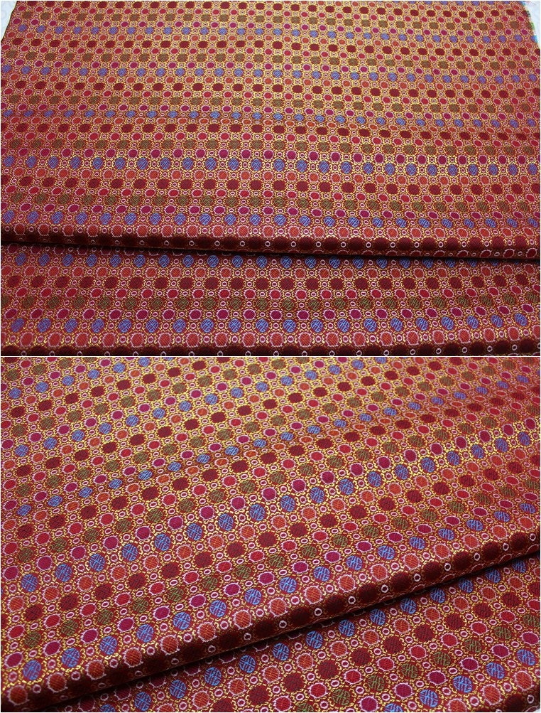 Indian Brocade Fabric: Colorful DIY Craft & Upholstery Material