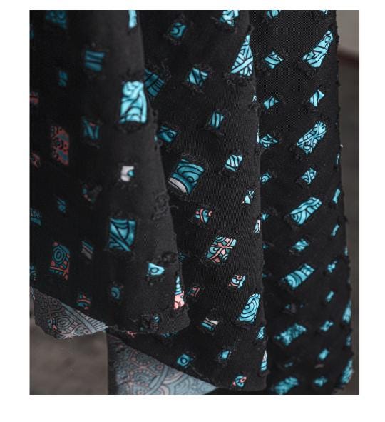 Jacquard Weave Denim Fabric: 3D Cotton for Sewing, Quilting, Upholstery, 57"Wide