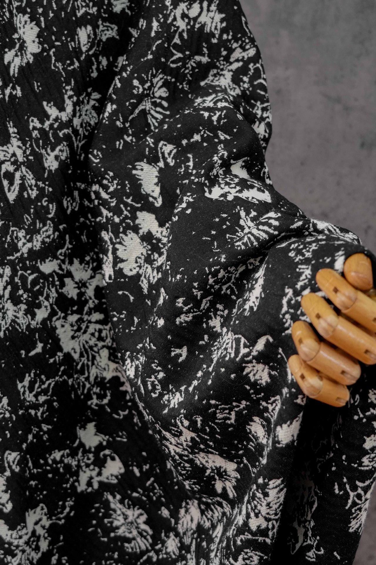 Vintage Abstract Ink Jacquard Quilting Fabric ��� Textured Upholstery for Furniture, Bags, Sofa, DIY Craf"Wide