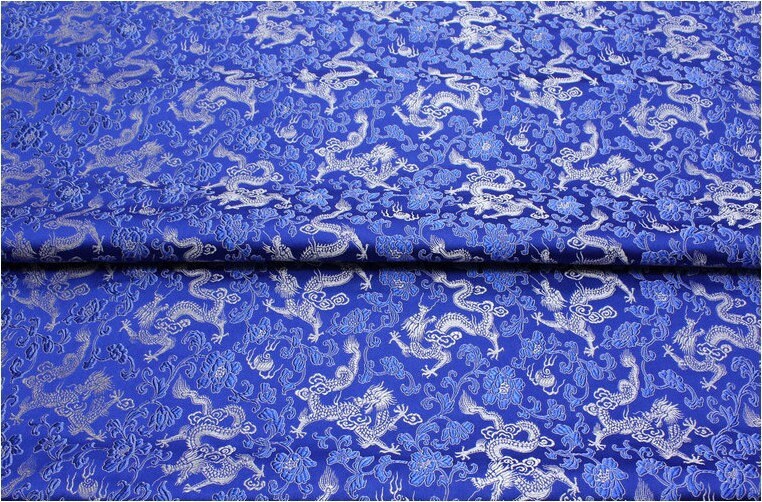 Dragon Flower Brocade Fabric: 59" Wide Rayon Sewing Quilting