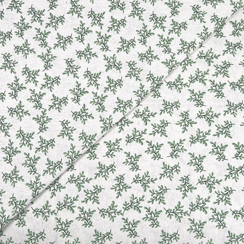 Tissu en coton et lin à imprimé floral : matériau de couture pour robes et ameublement (59 pouces)