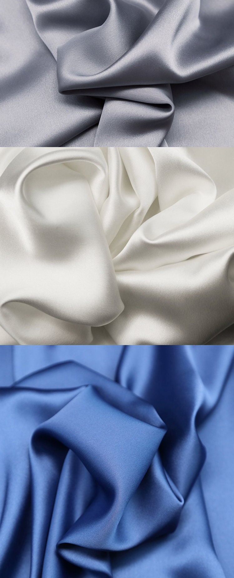 Tissu satiné bleu sarcelle soyeux : 147 cm de large, tissu drapé de créateur