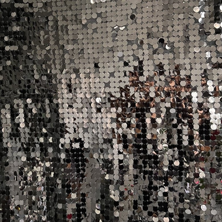 Sequin Fabric Backdrop: 50"W Polyester Party Decor - Poppylollipop