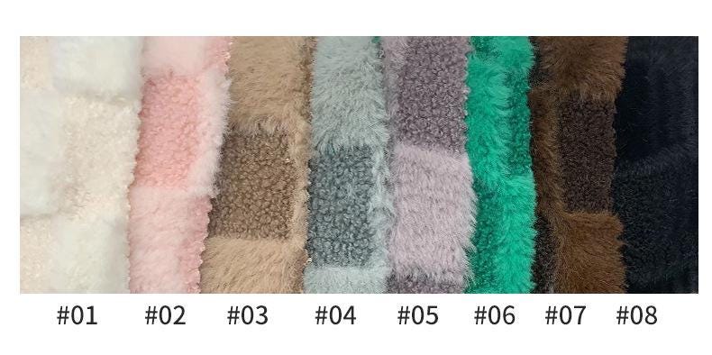 Teddy Faux Rabbit Fur Fabric: Plush Cosplay Costume Material (63")