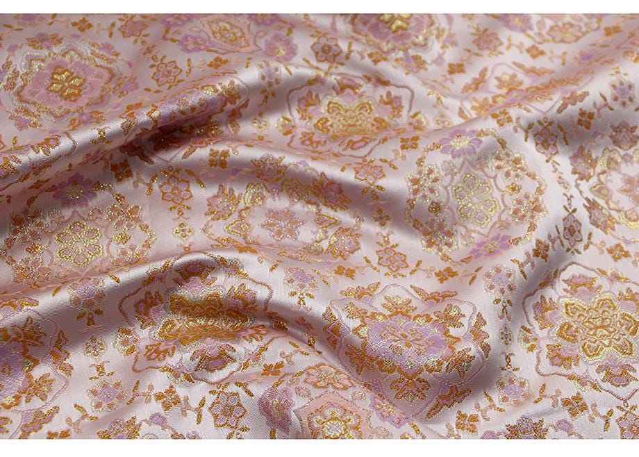DunHuang Baoxiang Brocade Fabric: 59"W Tibetan Costume, Cheongsam, Upholstery