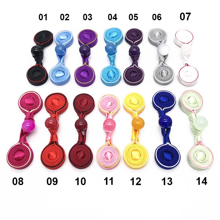 Cheongsam Chinese Style Simple Retro Handmade bead Frog Button, Children's Cheongsam Qipao Accessories