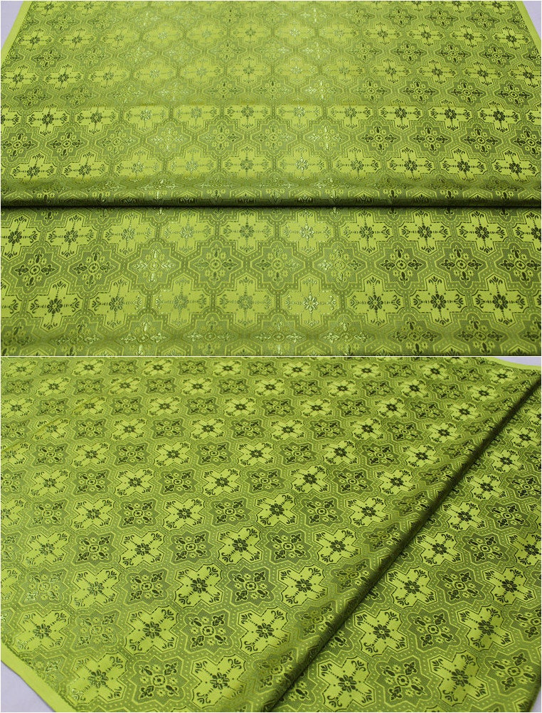 Plain Chinese Silk Brocade Fabric: Upholstery, Costume, Decor