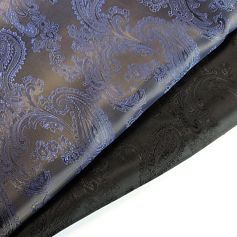 Nishijin Woven Brocade Fabric: Gold Thread Jacquard Silk, 57" Wide - Poppylollipop