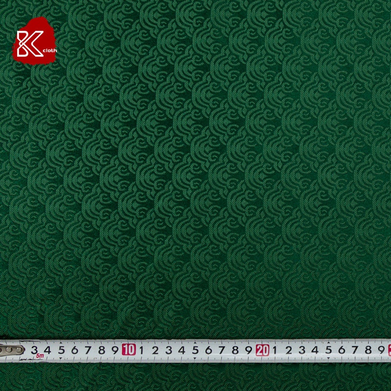 Cloud Brocade Fabric: Silk Rayon Jacquard, Costume Dress Material (29.5"/59"W)