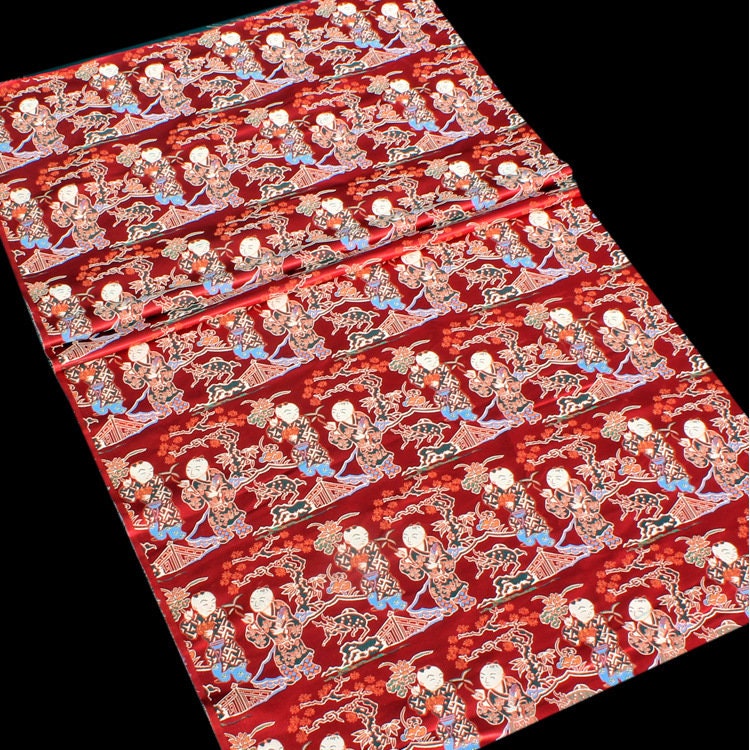 Floral Jacquard Brocade Fabric: Chinese Sewing Fabric, 27" Wide
