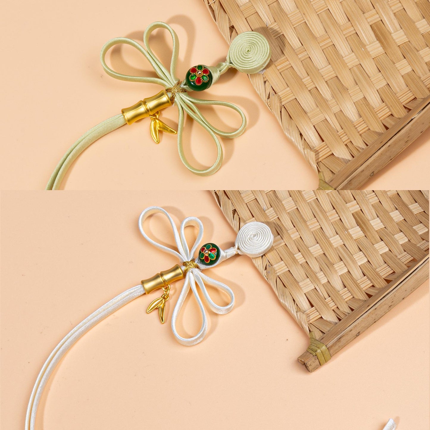 Handmade Chinese Knot Buttons: Satin Cheongsam Frog Closures