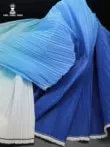 59"W Gradient Crepe Paper Fabric: Pleated Stiff DIY Wedding Decor