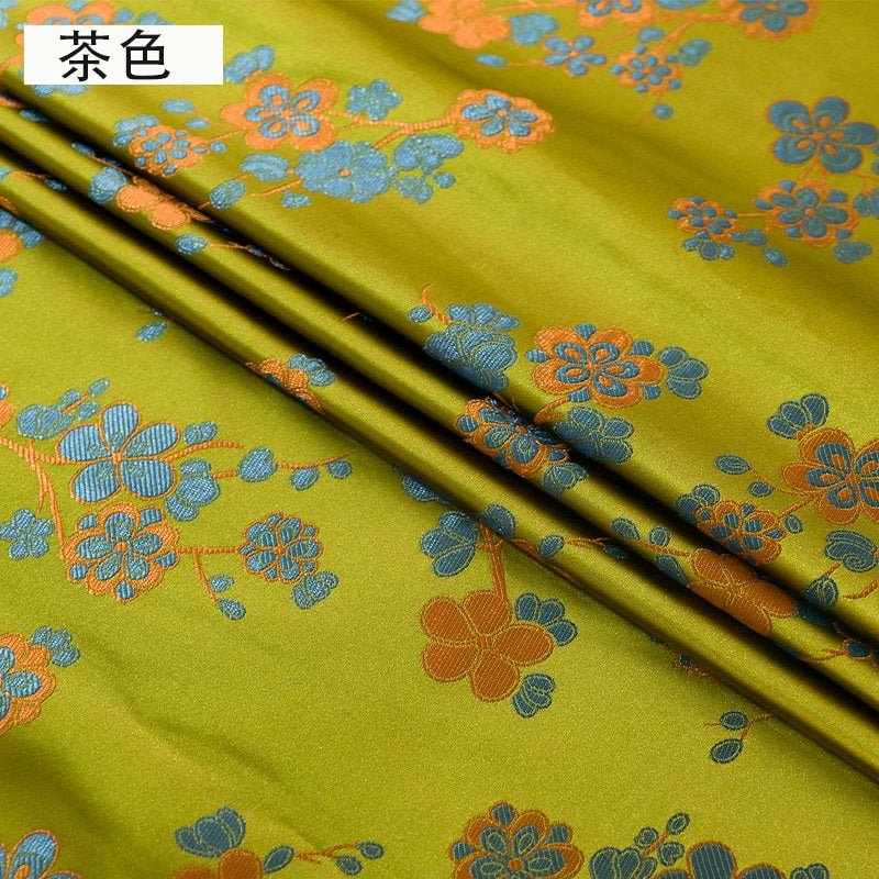 Floral Rayon Jacquard Brocade Fabric - 29.5" Wide - Poppylollipop