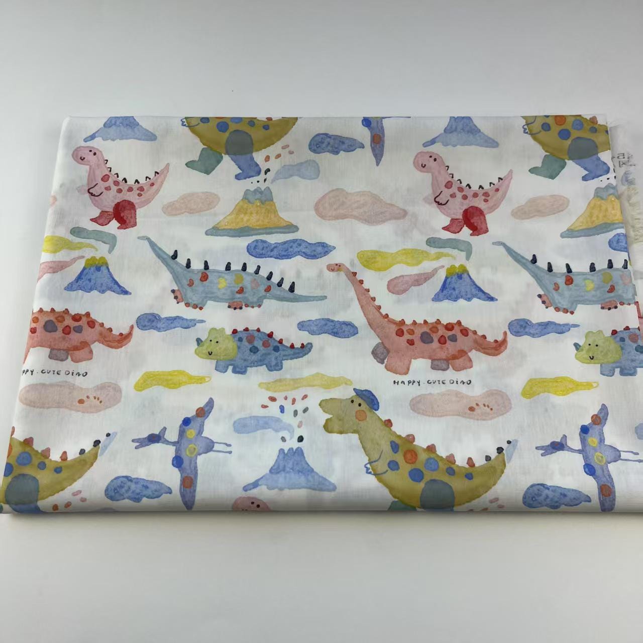 Dinosaur Cotton Fabric: 1940s Style, Sewing Quilting Material