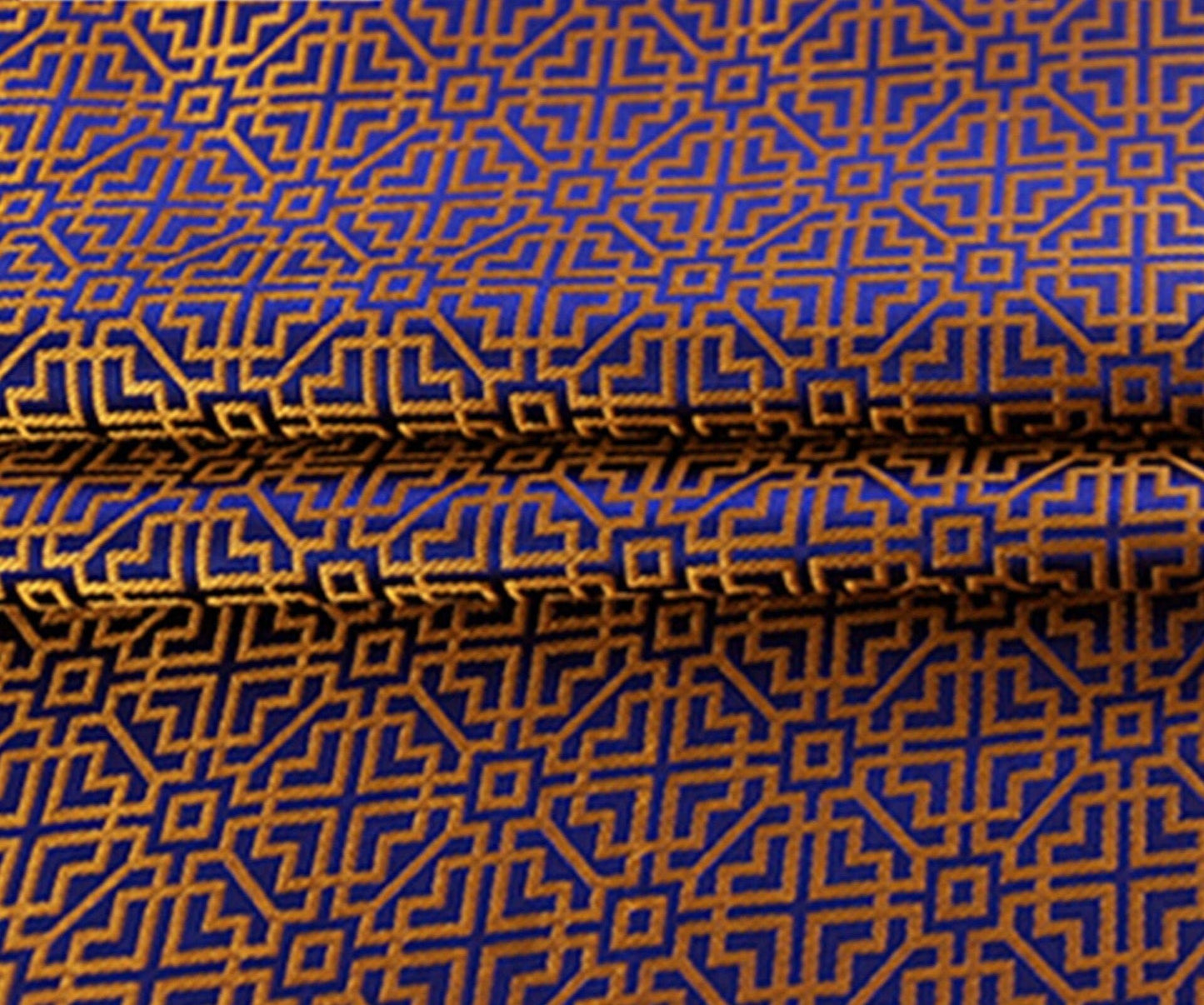 Jacquard Brocade Fabric: Chinese Mongolian Style Rayon (29.5" Wide) - Poppylollipop