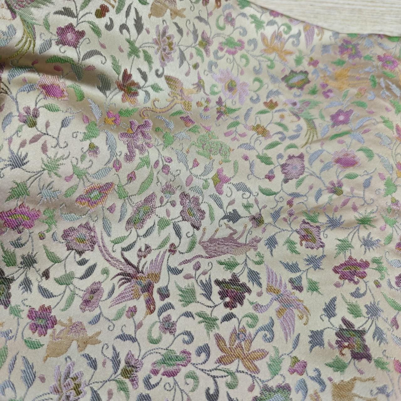 Brocade Jacquard Fabric: Chinese Style Upholstery, Dressmaking, Sewing - Poppylollipop