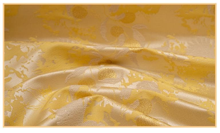 Bird & Fruit Song Brocade Fabric, 3D Jacquard Textile, 3 Colors for Qipao, Hanfu, Kidswear, Dresses, Bags and Sewing, 59"W
