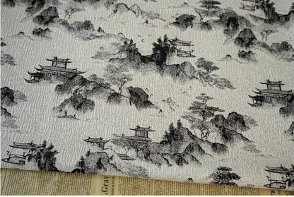 Tissu brocart jacquard à motifs floraux chinois, idéal pour la confection de vêtements et d'ameublement.
