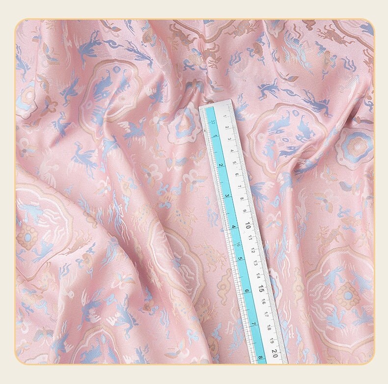 Forbidden City Brocade Fabric: 59" Wide Silk Rayon Blend