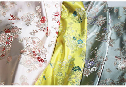Butterfly Brocade Fabric: 57���W Silk Rayon Jacquard