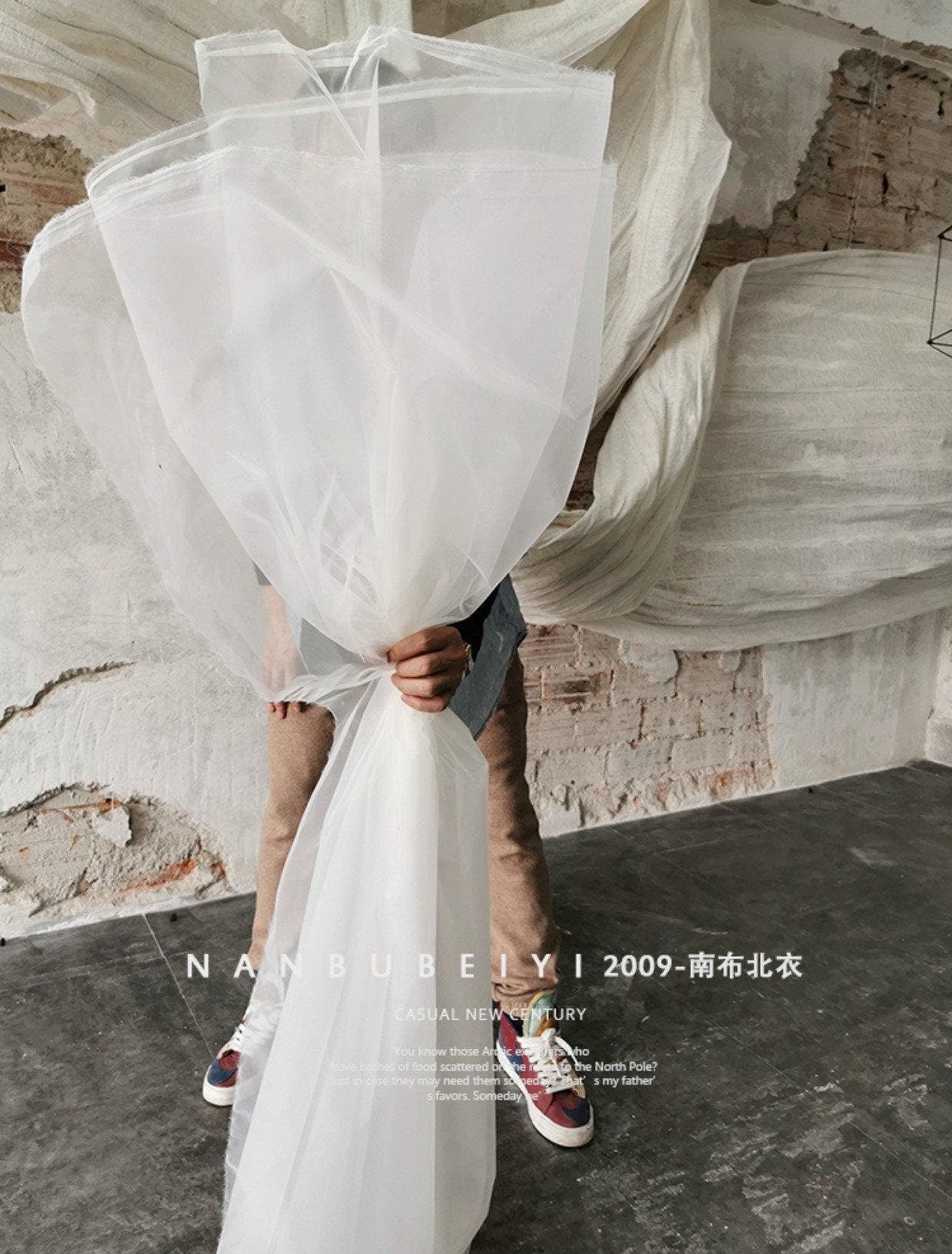 Stiff Organza Fabric: 59" Wide Designer Material