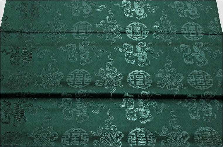 Chinese Brocade Fabric: Jacquard Silk Rayon Blend, Mongolian Gown Fabric
