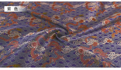 Dragon Brocade Fabric: 55" Wide Rayon Blend for Cheongsam