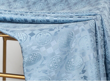 Floral Silk Brocade Fabric: 59" Wide Jacquard Damask - By The Meter