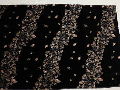 Gold Foil Adhesive Velvet Fabric ��� Luxurious Shimmer Craft & Sewing Materi"Wide