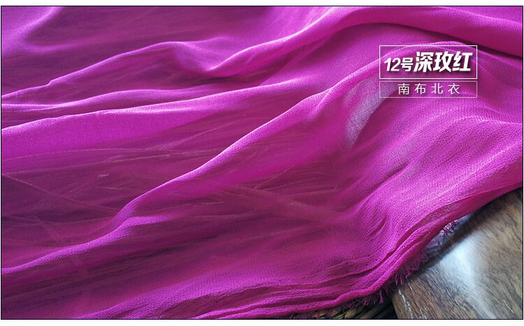 Soft Chiffon Fabric: 59" Wide Sheer Drape for Wedding & Events