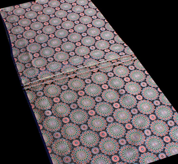 Exotic Thangka Brocade Fabric: Tibetan Satin Jacquard (29.5"x57")