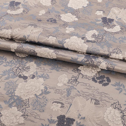 Tissu velours à motifs floraux : matériau de couture et d'ameublement de 150 cm de large